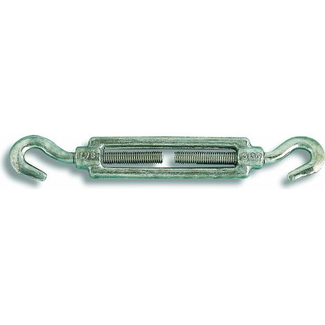 Chapuis 350/10Z Tenditore 2 ganci - Acciaio zincato - 180 kg - Per cavo di diametro 11 mm