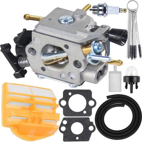 Carburetor Kit with Air Filter For 445 445E 450 450E Chainsaw Petrol For CS2245 CS2245S CS2250S Carburetor Replaces 506450401 531215601 (1/5)
