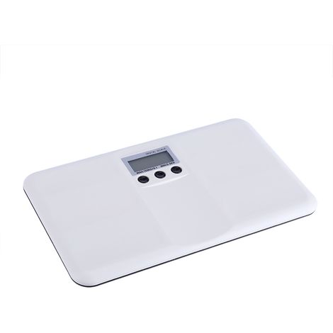 Balance électronique numérique LCD pour bébé et animal, fonction tare, alarme batterie faible/verrouillage, pèse-personne compact (1/5)