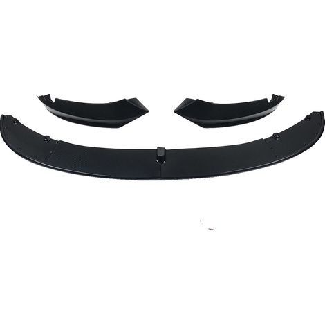 Spoiler delantero, diseño aerodinámico, ajuste directo para coches deportivos de alto rendimiento, aspecto de fibra de carbono. (1/2)