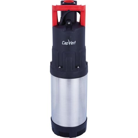 Capvert – Pompe immergée Ottimo 1000W – Débit max 4500 L/h – Hauteur de refoulement 40 m – Pour puits profonds et irrigation (1/6)