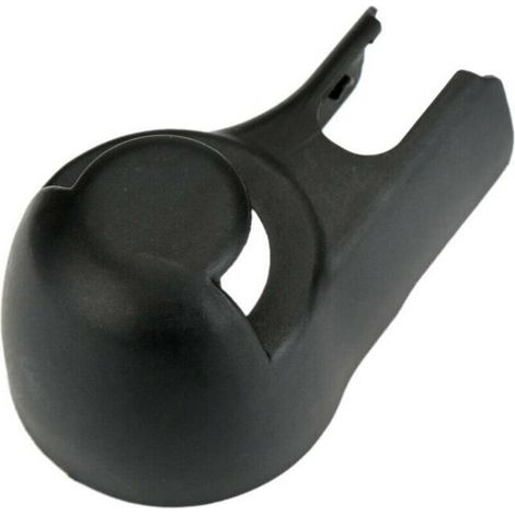 Couvercle d'écrou de capuchon de rondelle de bras d'essuie-glace arrière de voiture noir pour Seat IBIZA LEON ALTEA TOLEDO 5P0955435B (1/5)