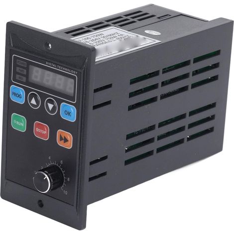Variateur de fréquence 750W, entrée 176-264V monophasé, sortie triphasée 0-220V, pour moteur et pompe (1/5)