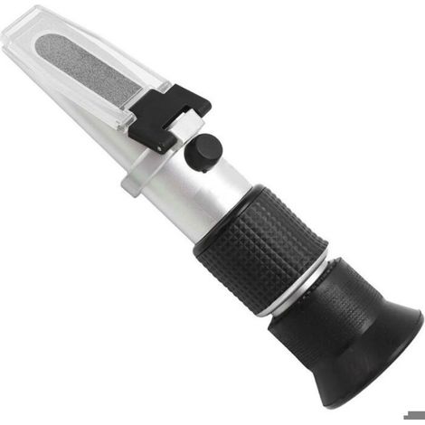 Réfractomètre À Miel - Prisme Importé - Compensation Température - Plage 0-40 % Brix - Alliage Aluminium - 15 cm - 1 Pièce (1/5)