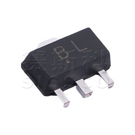 Changdian BCX56-16 surface mount transistor, SOT-89-3 1A 80V transistor, electronic component chip, electronic component, 5 pieces, packaged and shipped.