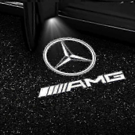 “Projecteur LED Logo Mercedes-Benz CLS, Pour Portière de Voiture, Éclairage Design (1/2)