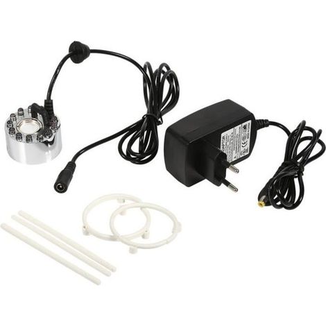Garosa brumisateur LED Humidificateur d\'air d\'atomiseur de fontaine de brumisateur à ultrasons à changement de couleur 24V avec (1/4)