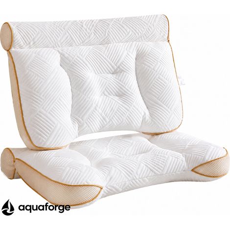 Almofada Cervical Ergonómica Fibra de Poliéster Respirável 45 x 60 cm (1/5)