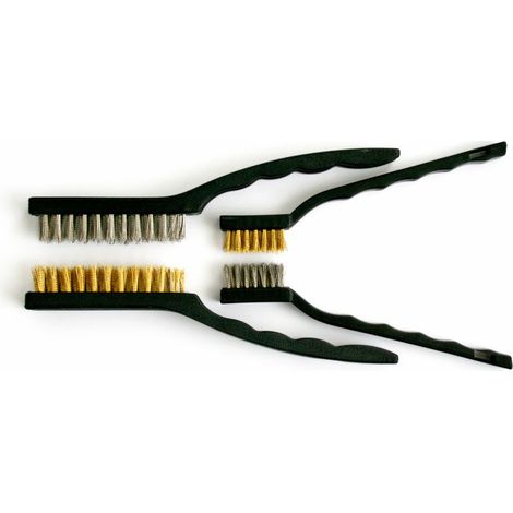 Bürsten-Set Strend Pro BWS 378, 4-teiliges Bürsten-Set, 2x175 mm, 2x225 mm