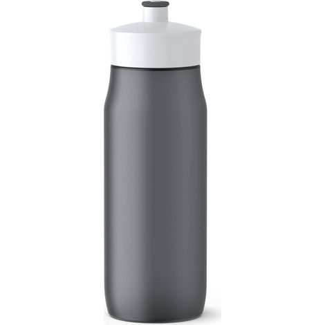 Emsa 518086 Bottiglia da spremiagrumi, 0,6 l, Antracite, PE, Anthrazit, 6.5 x 6.5 x 21.9 cm (1/4)