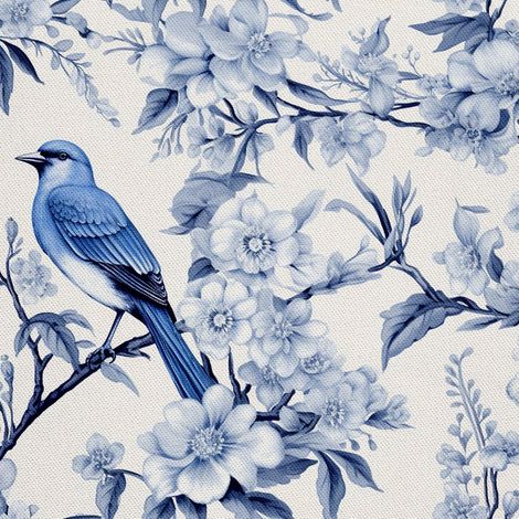 Tissu d'ameublement extérieur Oxford - Motif floral I DX5254 (1/5)