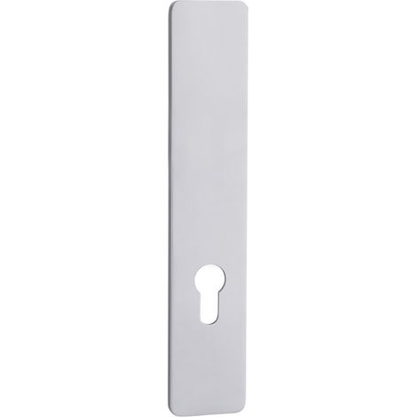 Plaque simple HIONNA côté taraudé clé I argent - HERACLES - B-HIONNA-64