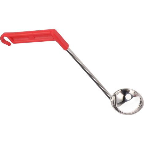 Louche à soupe inox antibrûlure multifonction manche courbe cuisine maison 50ML (1/5)