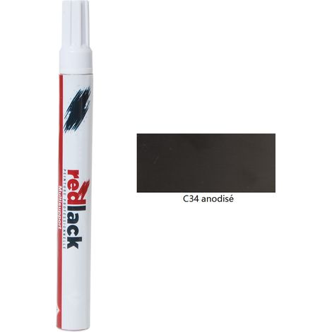 Fieltro retoque pintura 8 ml – C34 anodizado – para múltiples superficies – Redlack
