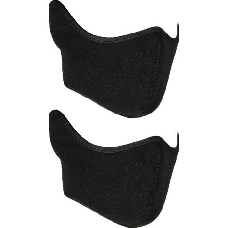 Demi-masque d'hiver doublé polaire avec cache-oreilles, coupe-vent, pour l'extérieur (1/5)