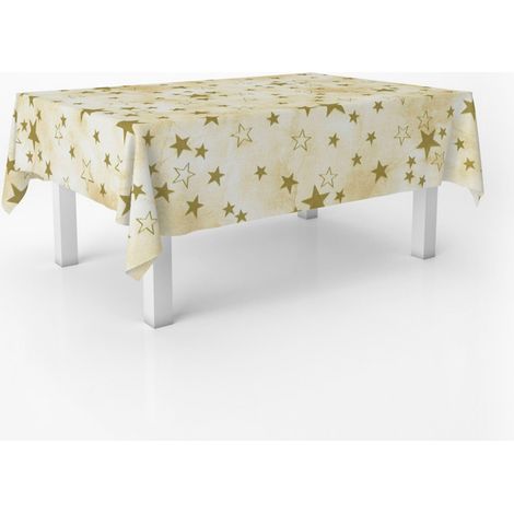Nappe de Noël Toile cirée Lavable carrée 140x140 cm Glitter (1/5)