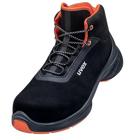uvex Stiefel 1 G2 S2 schwarz rot Weite 14 Gr. 38
