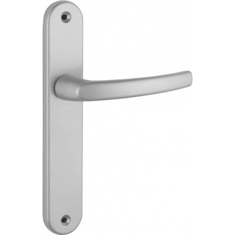 THIRARD - Ensemble de poignées pour porte intérieure Sultane sans trou, carré 7mm, entr'axes 195mm, argent - THIRARD (1/2)