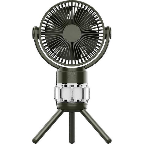 Ventilateur électrique portable rechargeable sur trépied de bureau, rafraîchisseur d'air, ventilateur de plafond (1/4)