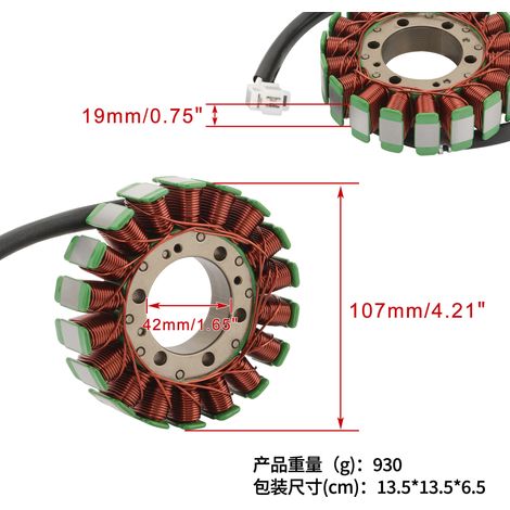 Statorspulen passend für CBR600 CBR600F 99-00 419992000 31120-MBW-611 (1/4)