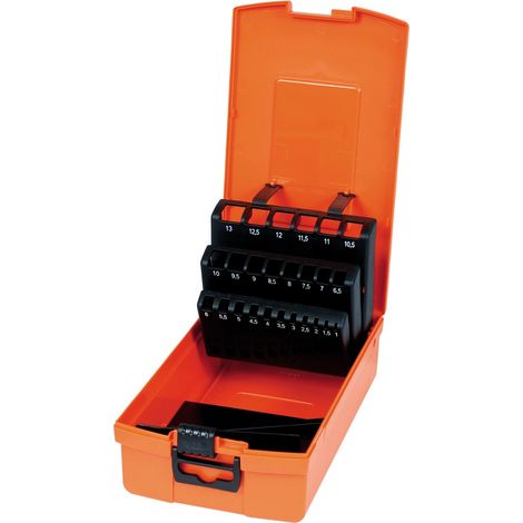 Projahn Kassette Kunststoff 25-tlg. 1-13 mm leer Farbe orange (1/2)
