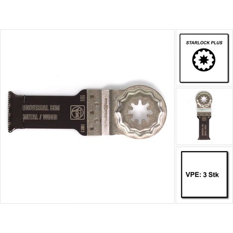 Fein E-CUT Starlock+ hoja bimetálica metálica