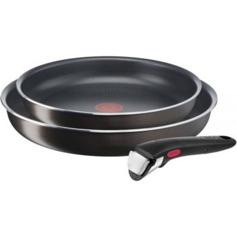 Tefal - ingenio easy plus set  padelle + manico staccabile 24/28cm - l1509202 - 3168430327665