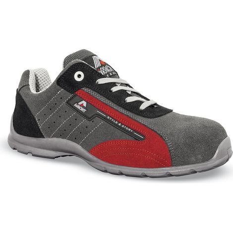 Chaussures de sécurité basse S1P SRC – Tige cuir velours – Doublure 3D.LINING® respirante – Embout LIGHT-PLUS® 200J – Semelle PU anti-abrasion – Aimont