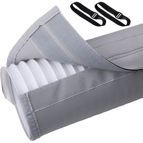 Gaine de protection isolée pour tuyau de climatiseur portable (150 x 50 cm) Facile à installer (1/5)