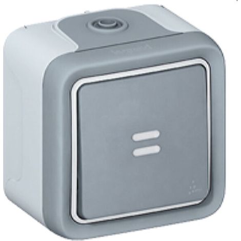 Legrand Tastereinsatz 69722 1polig FR AP grau