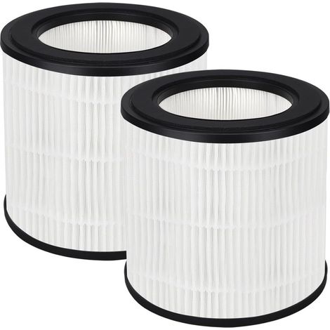 2er-Packung FY0194/30 Ersatz-HEPA-Filter, kompatibel mit Luftreinigern der Serie 800 AC0830/10 AC0820/30 AC0820/10 AC0819/10, Teilenummer FY0194/30 (1/5)