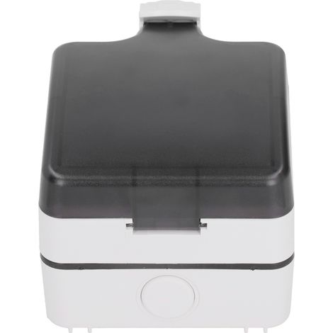 Boîtier de prise extérieure étanche avec interrupteur IP66, multifonctionnel, 5 trous, résistant à la pluie (1/5)