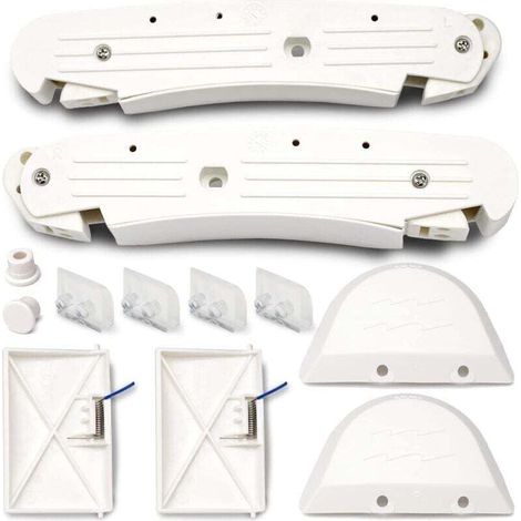 Balançoire de nettoyage de piscine avec cadres avant et arrière, 4 glissières de pod, performance stable, pièce de rechange légère (1/4)