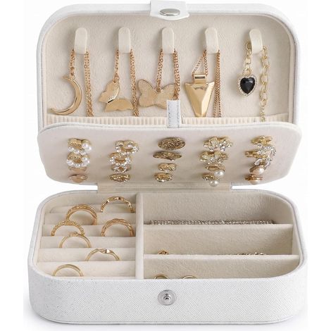 Boîte à Bijoux Voyage Femme, Petite Boite Rangement Bijoux (1/5)