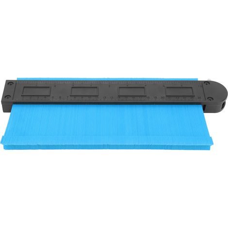 Konturenlehre, Messwerkzeug für unregelmäßige Formen, Rahmenkopie, Profilvorlage, 10 Zoll, Blau (1/5)
