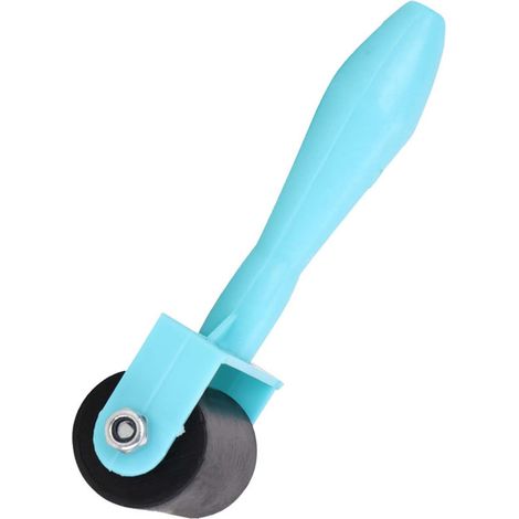 Brosse à encre en plastique 3,5 cm pour impression, rouleau en caoutchouc pour peinture à l’encre, outil de tampon d’art (Bleu) (1/5)