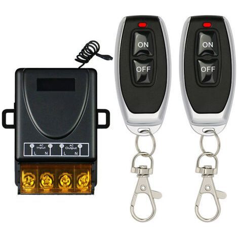 Télécommande sans fil pour moteur de pompe électrique triphasé haute puissance 30A Télécommande unidirectionnelle pouvant pénétrer dans le mur-2pcs (1/4)