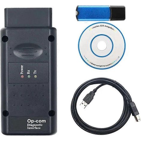 OPCOM 2021 avec dongle USB - Outil de diagnostic - Mise à jour flash Op-Com V1.95 - Outil de diagnostic pour véhicules Opel (1/5)