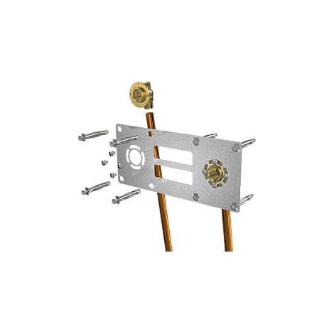Sortie de cloison Robifix double cuivre à souder F1/2''-Ø14mm