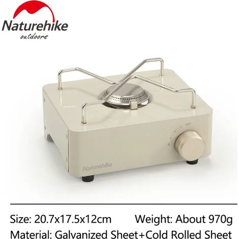 Réchaud à gaz portable Naturehike pour camping, mini-cassette, équipement de pique-nique, ustensiles de cuisine, accessoires et sac pour la cuisine touristique, réchauds de cuisine portables (1/5)