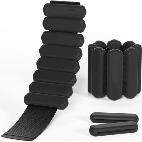 Fußgelenkgewichte für Damen, verstellbare Handgelenk- und Beingewichte für Pilates, Yoga, Walking und Aerobic, 2er-Set, je 453,5 g (1 lb)
