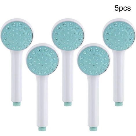 Lot de 5 pommeaux de douche à main haute pression avec jet puissant (1/5)