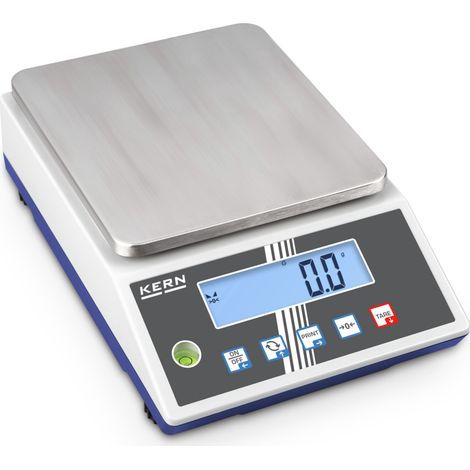 Kern Präzisionswaage PCB 10000-1+C kalibriert, Wägebereich 10 kg, Ablesbarkeit 0,1 g (1/3)
