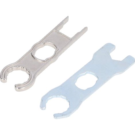 Lntyq Clés Outils Kit en Métal Pour Connecteur Solaires, panneau solaire fonctionne, Câble PV et Connecteur, Outil de Retrait de Connecteur (1 paire)