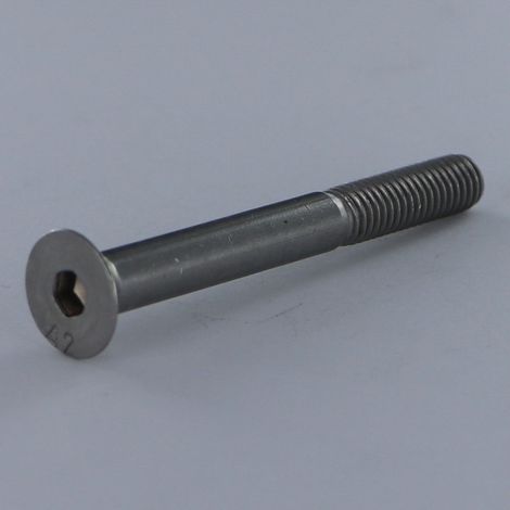 Vis métaux Inox A2 FHC tête fraisée empreinte hexagonale creuse Clé de 4 HC4 M6X40 Filetage partiel-1 pièce