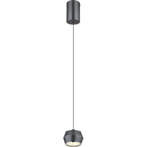 Globo - lámpara colgante - Marthy - gris - metal - Ø 10cm - LED - (1/5)