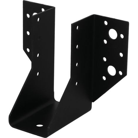 Supporto universale per travetti in acciaio, zincato nero Magnodur, 45x107x78x35, SUKI SUKI