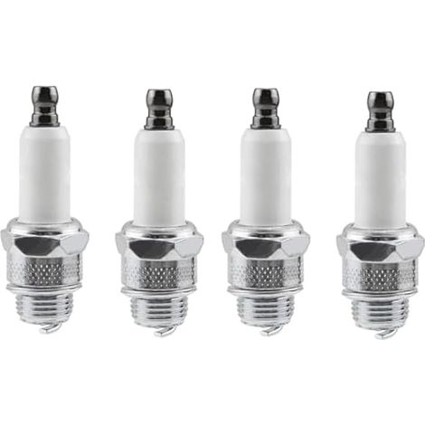 RJ19LM Bougie d’allumage de remplacement pour Briggs Stratton 796112 802592 5095K Remplacer Champion J19LM, 4 packs (1/4)