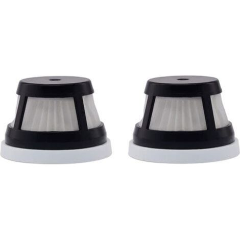 [JAMAIS UTILISÉ] Basics Filtre de rechange pour aspirateur à main, Compatible avec l'élément filtrant AeroSlim 29869，Noir, lot de 2 (1/4)