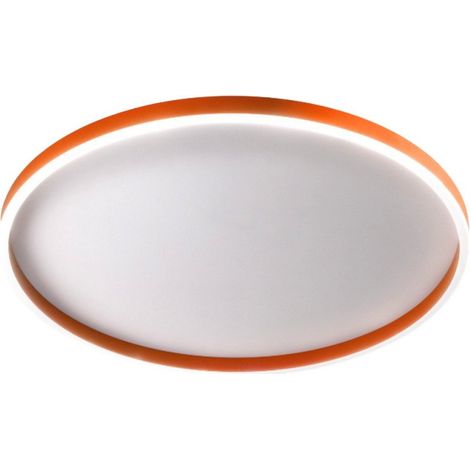 Plafoniera moderna gea luce aela pg faepa3 led arancio alluminio metacrilato